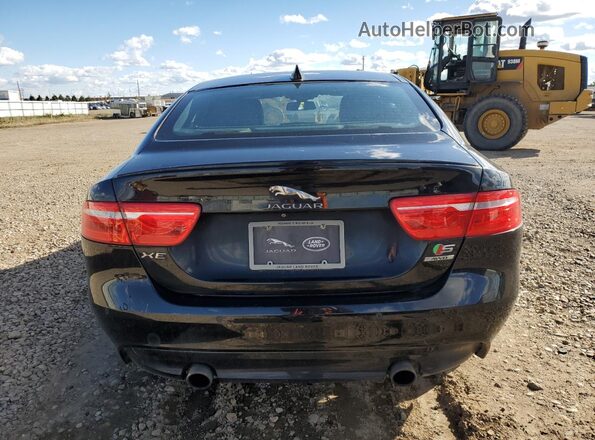 SAJAM4FV6JCP17040 2018 JAGUAR XF Black Вид ззаду