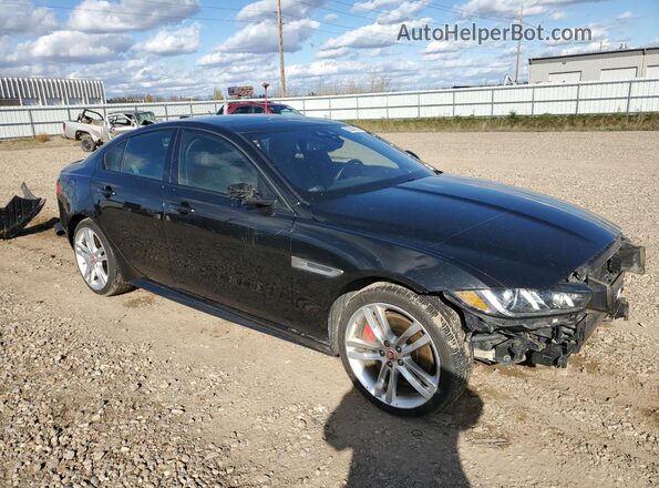 SAJAM4FV6JCP17040 2018 JAGUAR XF Black Передня права чверть