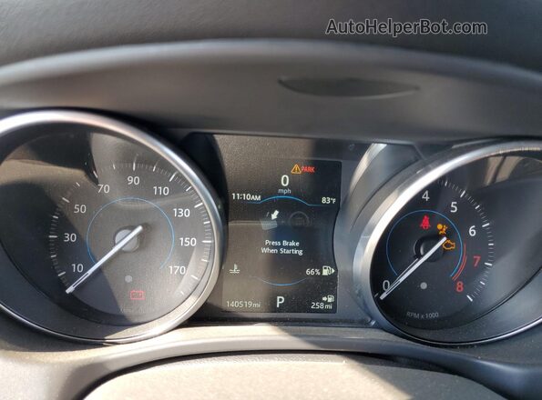 SAJAR4BGXHA976869 2017 JAGUAR XF Black Instrument cluster view