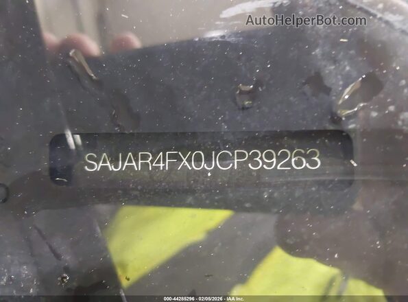 SAJAR4FX0JCP39263 2018 JAGUAR XF Black 