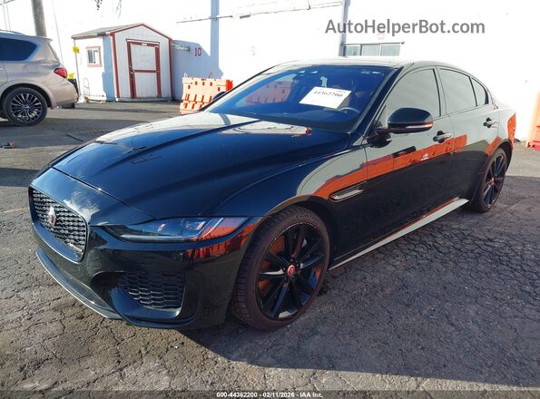 SAJAT4GX1LCP61775 2020 JAGUAR XF Черный Передняя левая четверть
