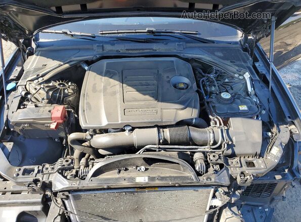 SAJBD4FX7LCY82975 2020 JAGUAR XF Black უკანა სალონის ხედი