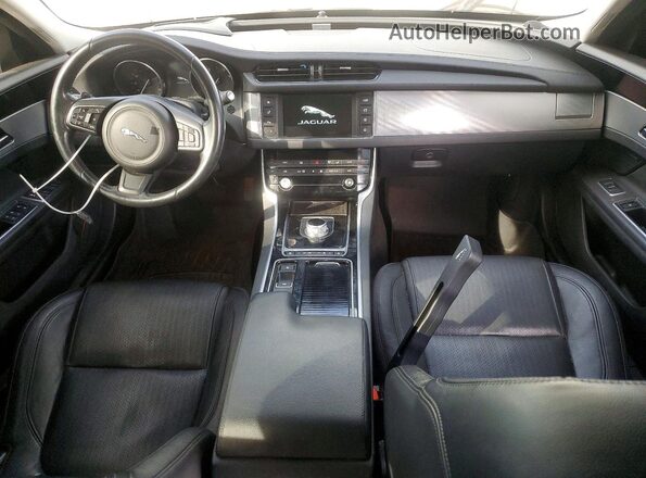 SAJBE4BV0GCY13973 2016 JAGUAR XF White Widok zestawu wskaźników