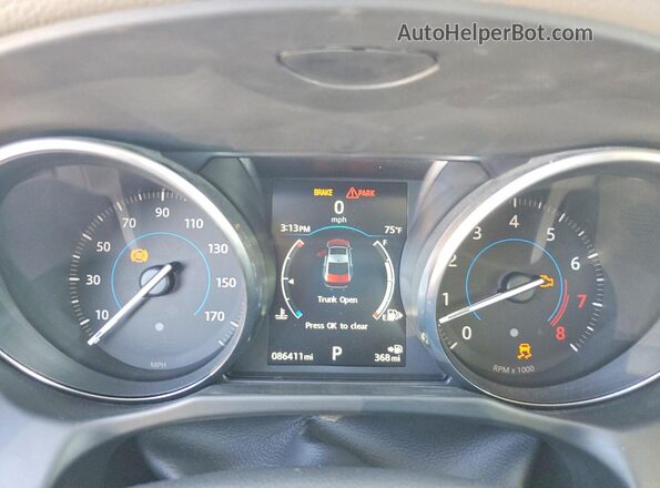 SAJBE4BV6GCY11578 2016 JAGUAR XF Tan Widok zestawu wskaźników