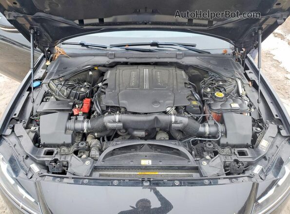 SAJBJ4BV6GCY22074 2016 JAGUAR XF Black Вид задньої частини салону
