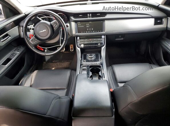 SAJBJ4FX9KCY78949 2019 JAGUAR XF Black Вид панелі приладів