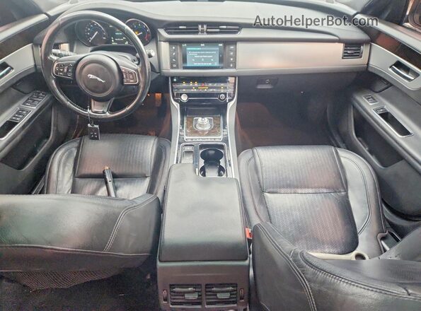 SAJBK4BV1GCY15479 2016 JAGUAR XF Black წინა პანელის ხედი