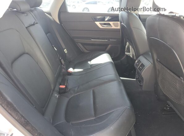 SAJBK4BVXGCY11401 2016 JAGUAR XF Silver Rear seats view