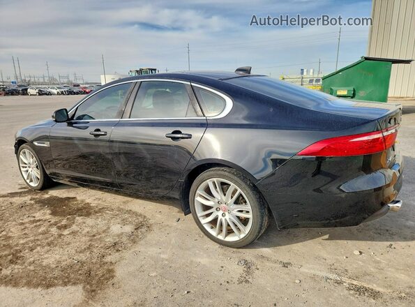 SAJBK4BVXGCY15660 2016 JAGUAR XF Black Trasero izquierdo
