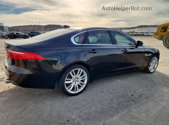 SAJBK4BVXGCY15660 2016 JAGUAR XF Black Trasero derecho