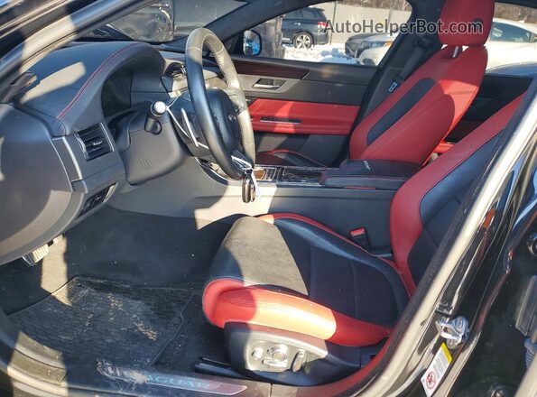 SAJBM4FVXLCY84038 2020 JAGUAR XF Черный Вид салона спереди