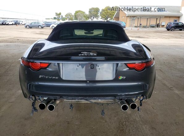 SAJD55EE4JCK52937 2018 JAGUAR F-TYPE Gray Հետևի տեսք