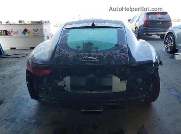 SAJDD1GX0JCK52671 2018 JAGUAR F-TYPE Black უკანა ხედი