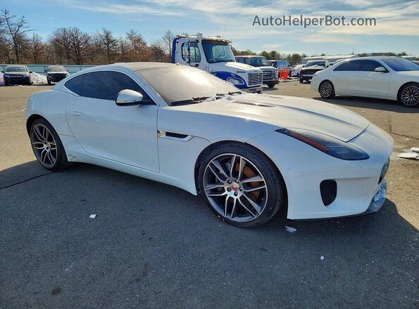 SAJDD1GXXKCK57345 2019 JAGUAR F-TYPE White Передня права чверть