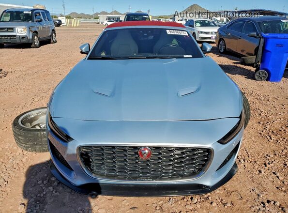 SAJDD5EE0NCK77150 2022 JAGUAR F-TYPE Blue Front view