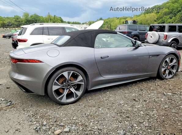 SAJDF5GX0MCK72375 2021 JAGUAR F-TYPE Gray Trasero derecho