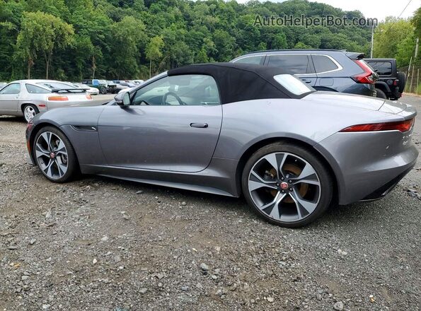 SAJDF5GX0MCK72375 2021 JAGUAR F-TYPE Gray Trasero izquierdo