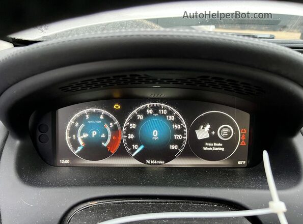 SAJWA1C75G8V98959 2016 JAGUAR XJ Серебряный Вид щитка приборов