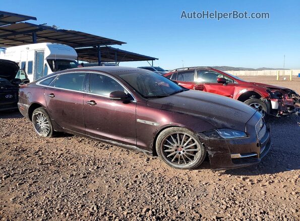 SAJWA2GE8JMW13516 2018 JAGUAR XJL Бордовый Передняя правая четверть