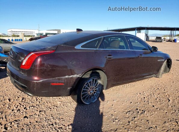 SAJWA2GE8JMW13516 2018 JAGUAR XJL Бордовый Задняя правая четверть
