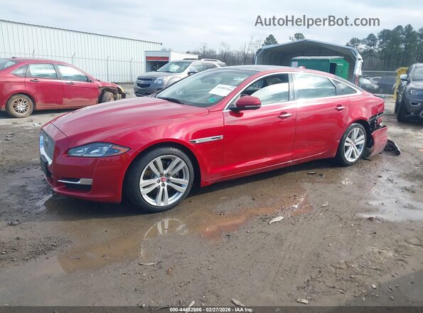 SAJWJ2GD5J8W13814 2018 JAGUAR XJ Red Przód lewy