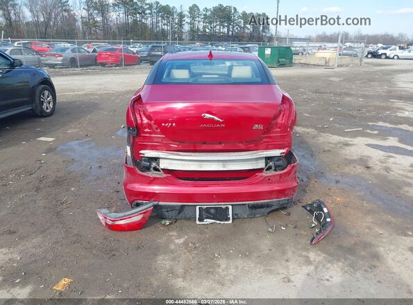 SAJWJ2GD5J8W13814 2018 JAGUAR XJ Red Widok z przodu