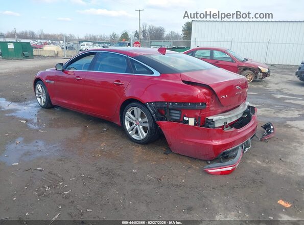 SAJWJ2GD5J8W13814 2018 JAGUAR XJ Red Tył lewy