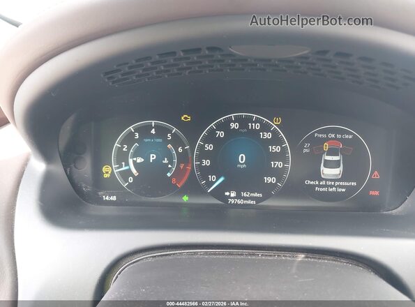 SAJWJ2GD5J8W13814 2018 JAGUAR XJ Red Widok tylnych siedzeń