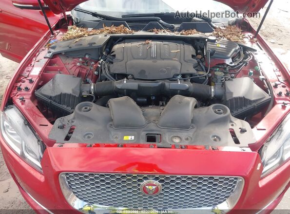 SAJWJ2GD5J8W13814 2018 JAGUAR XJ Red Widok z tyłu