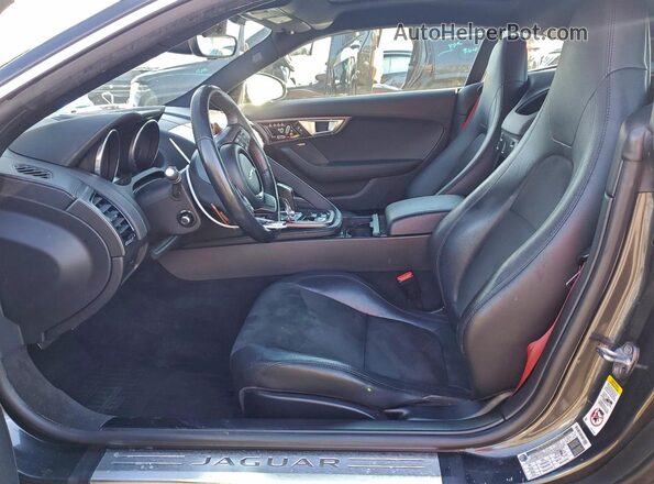 SAJWJ6BV3G8K34052 2016 JAGUAR F-TYPE Gray Vista interior delantera