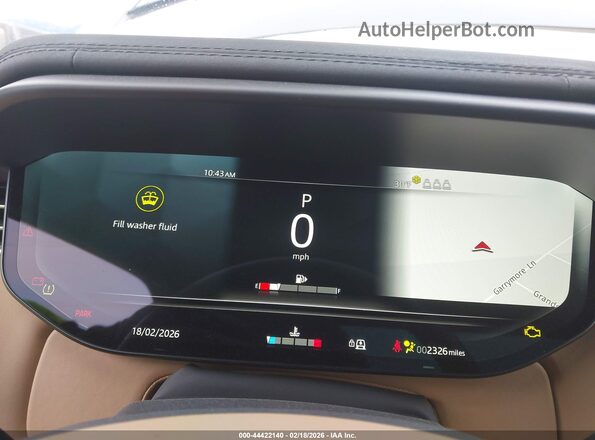 SAL1P9EU1SA443120 2025 LAND ROVER RANGE ROVER SPORT Gray Հետևի նստատեղերի տեսք