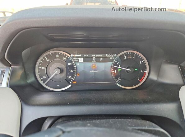 SALCJ2FX4MH903696 2021 LAND ROVER DISCOVERY Gray Вид щитка приладів