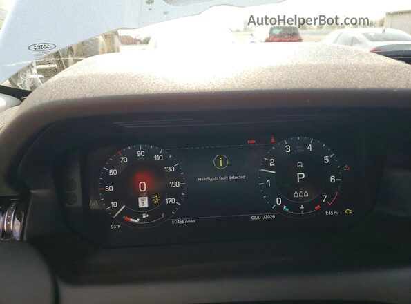 SALCJ2FX5RH350824 2024 LAND ROVER DISCOVERY Silver Սարքավորումների վահանակի տեսք