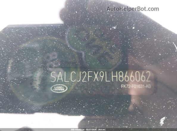 SALCJ2FX9LH866062 2020 LAND ROVER DISCOVERY SPORT White Շարժիչի բաժամունքի տեսք