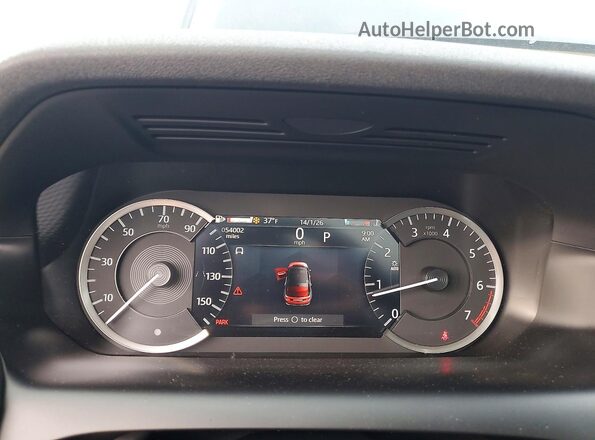 SALCL2FX3PH321295 2023 LAND ROVER DISCOVERY Black Widok zestawu wskaźników