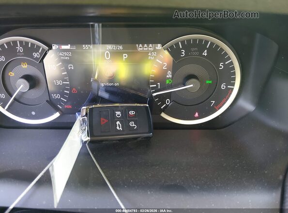 SALCL2FX9PH914305 2023 LAND ROVER DISCOVERY SPORT Light Blue Вид панели приборов