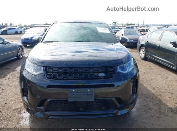 SALCM2GX6LH847698 2020 LAND ROVER DISCOVERY SPORT Black წინა პანელის ხედი