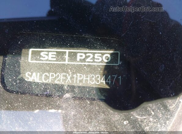 SALCP2FX1PH334471 2023 LAND ROVER DISCOVERY SPORT Gray ძრავის განყოფილების ხედი