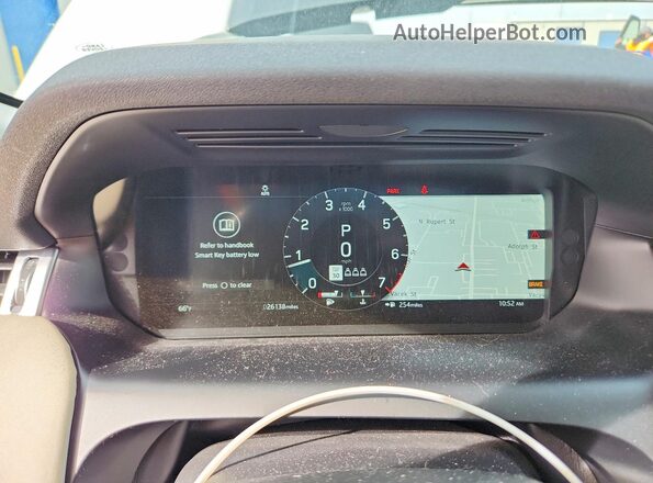 SALCP2FX7NH911937 2022 LAND ROVER DISCOVERY White ხელსაწყოთა პანელის ხედი