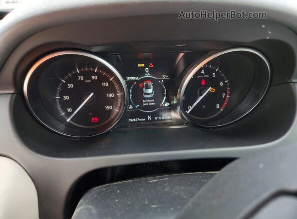 SALCP2FX8KH789813 2019 LAND ROVER DISCOVERY Black Vista del cuadro de instrumentos