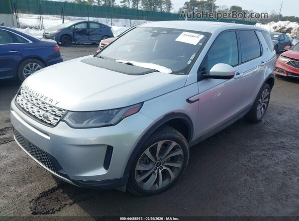 SALCP2FXXMH893240 2021 LAND ROVER DISCOVERY SPORT Silver Առջևի ձախ երեք քառորդ տեսարան