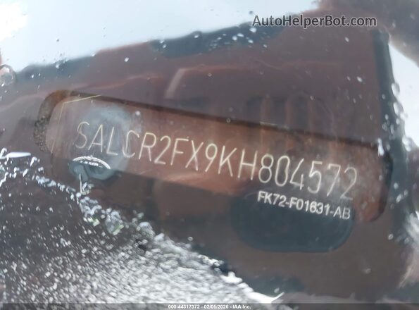 SALCR2FX9KH804572 2019 LAND ROVER DISCOVERY SPORT White Widok komory silnika