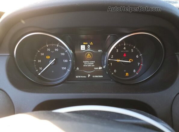 SALCR2RX0JH761508 2018 LAND ROVER DISCOVERY White Vista del cuadro de instrumentos