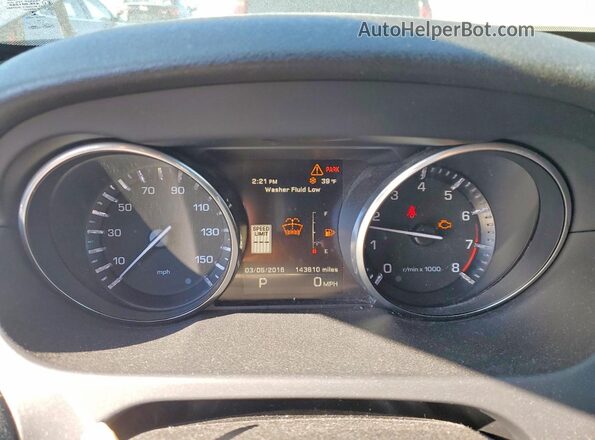 SALCT2BG0GH548322 2016 LAND ROVER DISCOVERY Blue Instrument cluster view