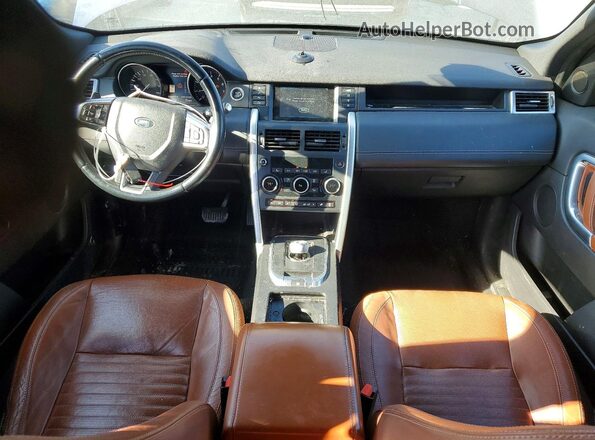 SALCT2BG0GH548322 2016 LAND ROVER DISCOVERY Blue Dashboard view
