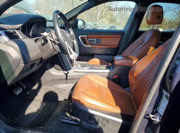 SALCT2BG0GH548322 2016 LAND ROVER DISCOVERY Blue Front interior view