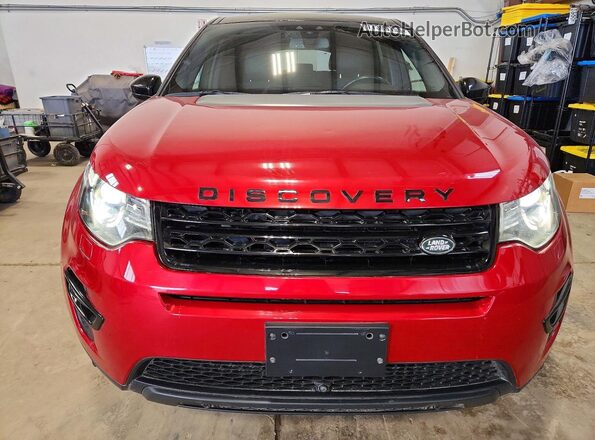 SALCT2BG0GH586522 2016 LAND ROVER DISCOVERY Red Դիմացի տեսք