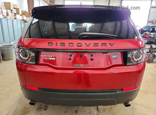 SALCT2BG0GH586522 2016 LAND ROVER DISCOVERY Red Հետևի տեսք