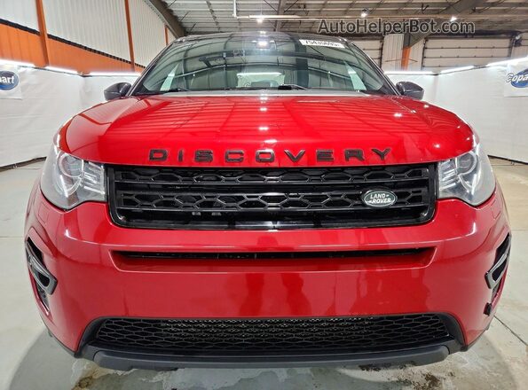 SALCT2BG1GH549818 2016 LAND ROVER DISCOVERY Red 