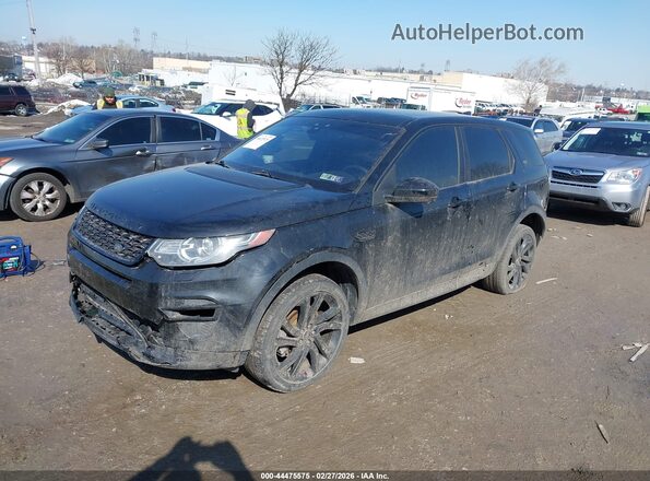 SALCT2BG9HH665026 2017 LAND ROVER DISCOVERY SPORT Black Vista tres cuartos delantera izquierda
